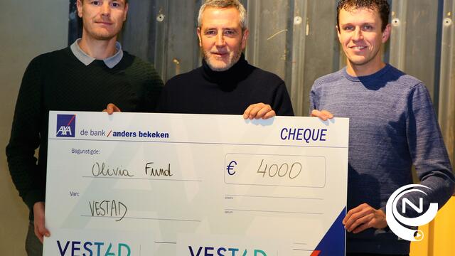 Ingenieursgroep Vestad steekt Olivia Fund een hart onder de riem