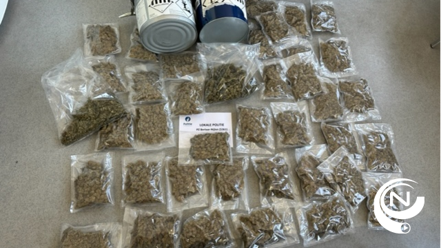 Korpschef Dirk Van Peer : "Voor €32.000 cannabis aangetroffen na huiszoeking, 2 arrestaties"