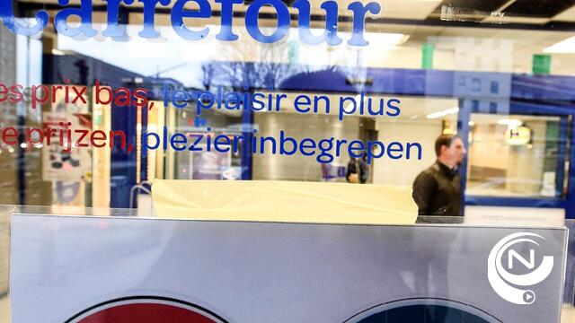  Carrefour Noorderwijksebaan dicht voor verbouwingswerken
