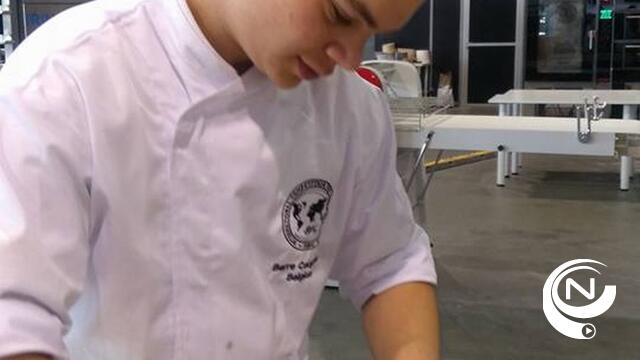 Berre Ceuppens van Sint-Jozef Geel bakt beste koffiekoeken in grote internationale wedstrijd
