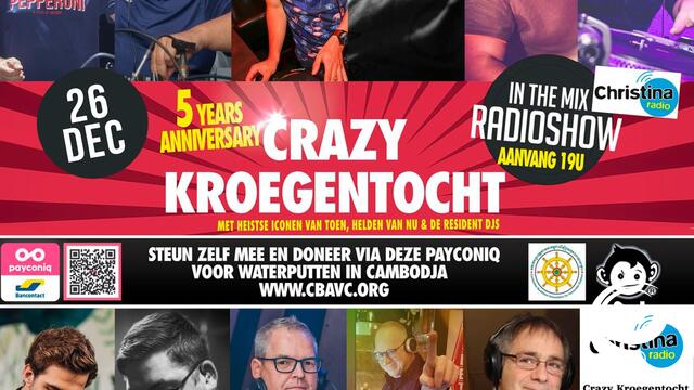 Radio Christina : 'Toch een crazy Kroegentocht dit jaar in Heist!'