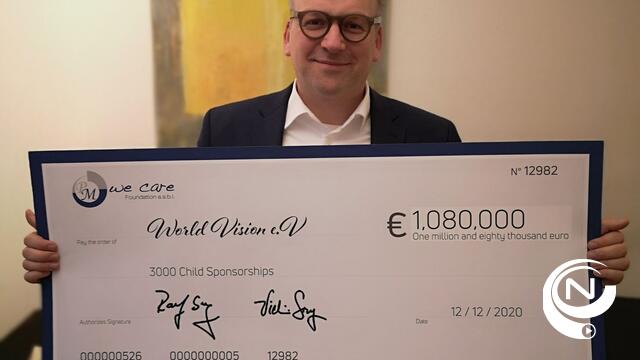 PM-International doneert meer dan 1 miljoen euro voor kinderen