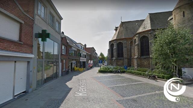 Herstellingswerken aan voetpad en parkeervakken in Nijlen centrum