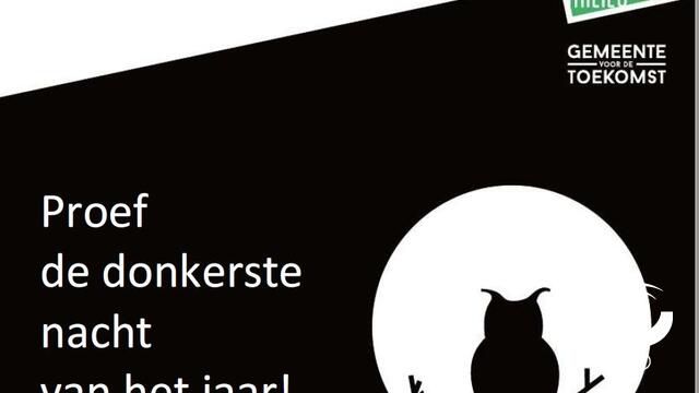 Kom mee sterren kijken tijdens de nacht van de duisternis in Nijlen