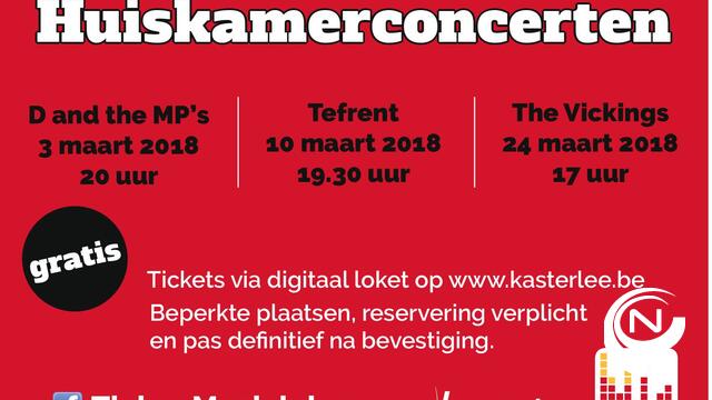 Intieme huiskamerconcerten in Tielen