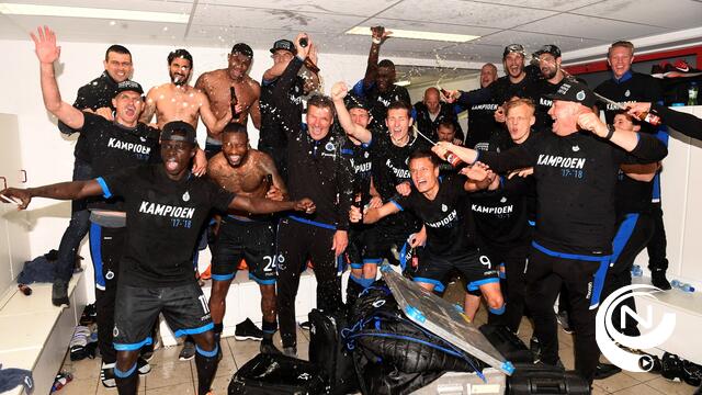 Club Brugge verovert z'n 15e landstitel op Sclessin