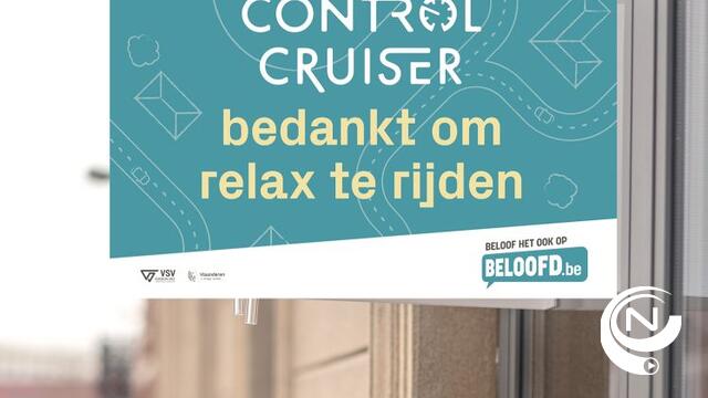Bedank voorbeeldige chauffeurs met een Control Cruiser-bord