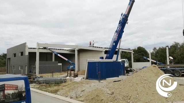 La Corbeille KMO-units in volle opbouw 
