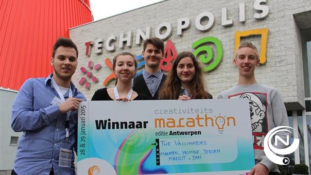 Winnende ploeg van Creativiteitsmarathon bedenkt oplossing in strijd tegen Ebola