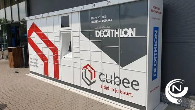 Bpost-pakjesautomaat bij Decathlon Olen