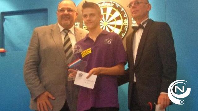 Bryan Coenderaerts (16) uit Laakdal wint internationaal tornooi darts Luxemburg Open