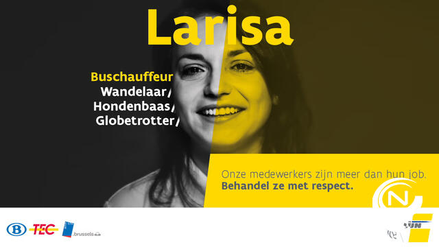 De openbaarvervoersbedrijven roepen in een nieuwe gemeenschappelijke campagne op tot respect