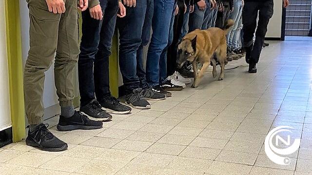 Politie Neteland : drugscontrole in 2 middelbare scholen - één leerling betrapt 