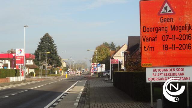 Molenstraat Herenthout slibt dicht door zwaar verkeer 