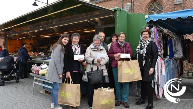 Lilse marktbezoekers winnen volle boodschappentas
