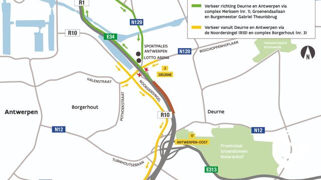 Maandag 9 april start grote herstellingswerken op Antwerpse Ring (R1)