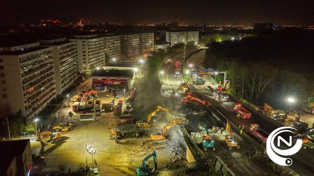 Nieuwe bruggen E313: blijf omgeving met de auto vermijden - kijk live