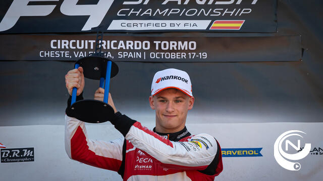 Ean Eyckmans  kroont zich tot Rookie-kampioen Spaans Formule 4- kampioenschap 2025