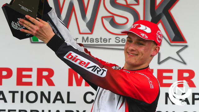 Ean Eyckmans uit Noorderwijk Goud : WSK Super Master Series Kampioen KARTING