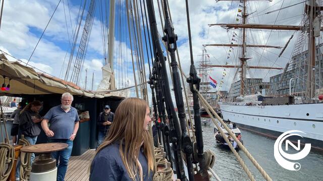 Elien Bellens (14) op Sail Amsterdam met Masterskip op Wylde Swan : "Fantastische ervaring"