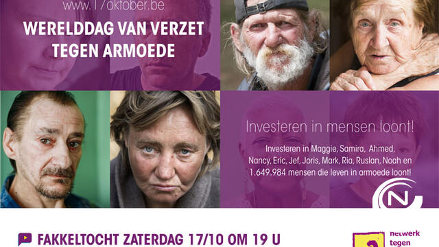Fakkeltocht tegen Armoede