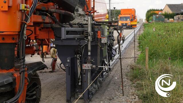 Innovatie bij aanleg fietsostrade F105 in Geel