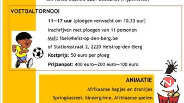 Voetbaltornooi ‘Discover Africa’ op zaterdag 17 mei