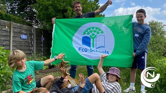 Freinetschool De Vlindertuin in Lille behaalt Groene Vlag van Eco-Schools