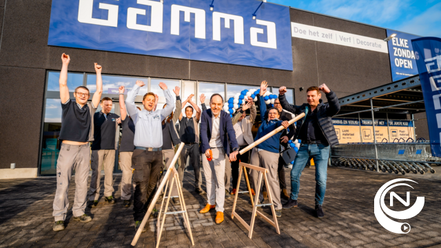GAMMA opent nagelnieuwe immense winkel in Herentals Neteland@Hemeldonk