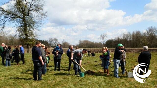 Nieuw geboortebos met 135 nieuwe boompjes