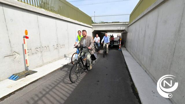 Infrabel : 'Nieuwe fiets- en voetgangerstunnel Kleinhoefpad in Geel  verhoogt de spoor- en verkeersveiligheid' - extra foto's vid