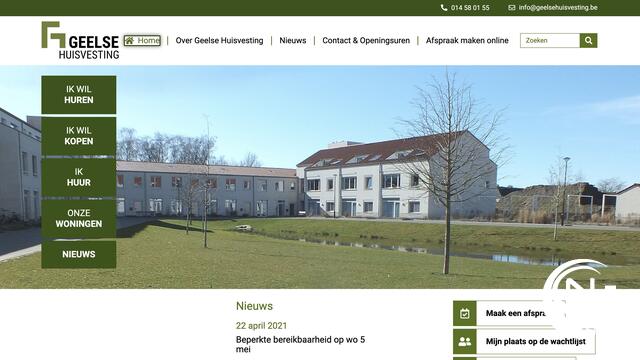 Nieuwe online stek voor Geelse Huisvesting