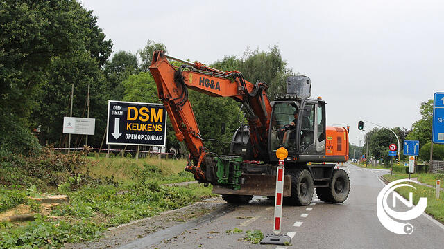 Werf op Geelseweg schuift op : éénrichting van Lammerdries naar Herentals