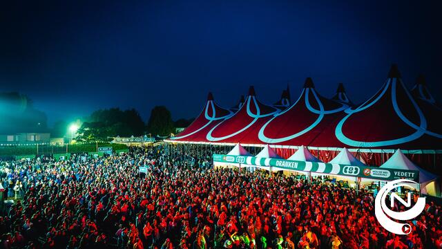 Klaar voor dag 2 van Gladiolen :  'Olense boomschors houdt festivalterrein helemaal droog vandaag'