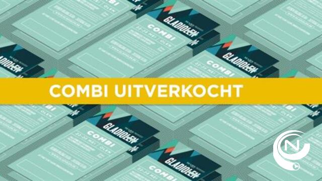 Combitickets festival Gladiolen allemaal de deur uit 