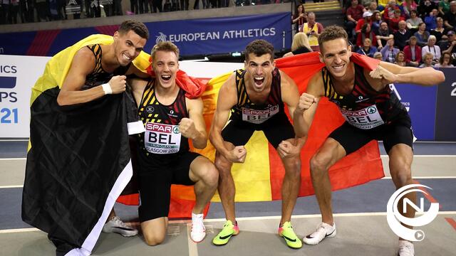 Belgian Tornados snellen naar EK-goud op 4x400 meter