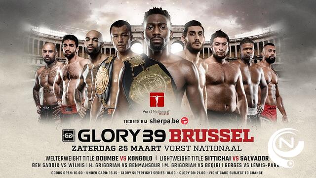 Glory 39 : World title kickboxing fights