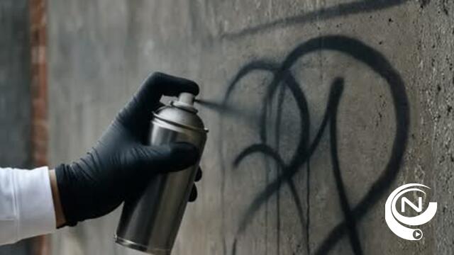 Gezochte graffitispuiter (18)  in Mol en Dessel opgepakt: "Meer dan 50 meldingen" 
