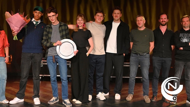 Arne De Doncker winnaar comedywedstrijd De Schaal Lies Lefever in CC de Werft