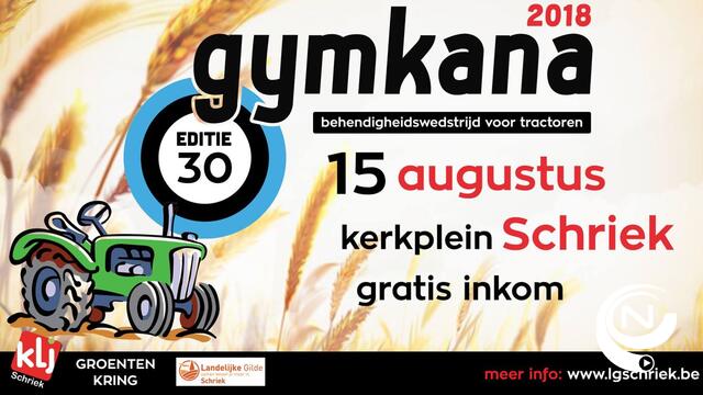 Gymkana Schriek editie 30 jaar :  'Beste tractor chauffeur van de Kempen'