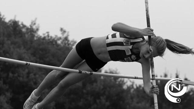 Hanne Borstlap Vlaams kampioene polstokspringen 