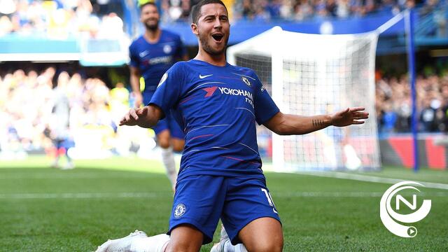 Hazard helpt Chelsea met hattrick op en over Cardiff City : 4-1