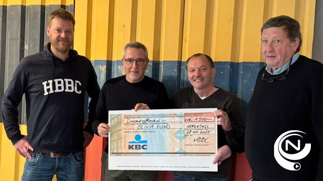 HBBC schenkt €1.500 aan Olivia Fund
