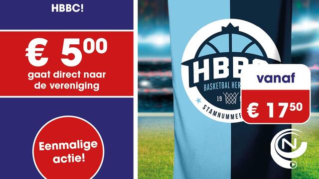 HBBC clubhanddoekactie : mooie steun