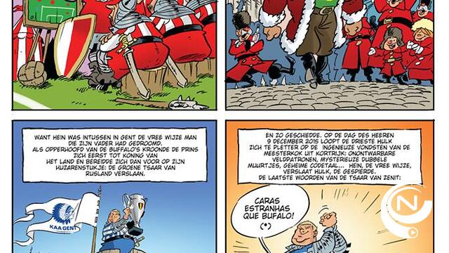 Tekenaar Charel Cambre tekent AA Gent naar 2e ronde Champions League 