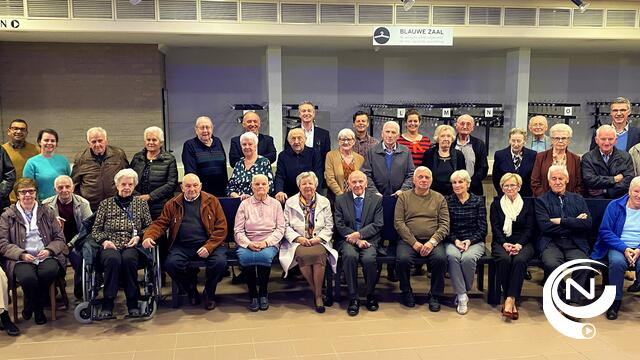 Heist zet jubilarissen (50, 60, 65 en 70 jaar getrouwd) in de bloemetjes
