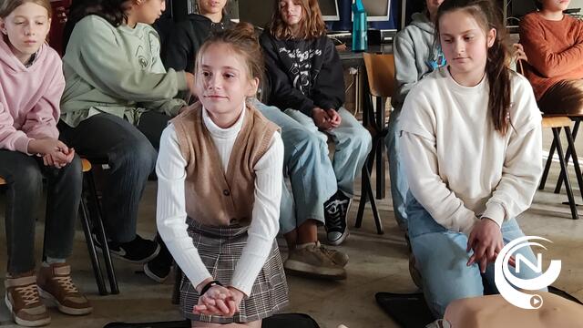 Zesdeklassers van Heistse basisscholen leren reanimeren