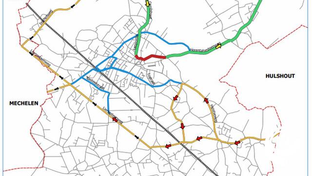 Heistse Pijl : praktisch gewijzigde verkeerssituatie