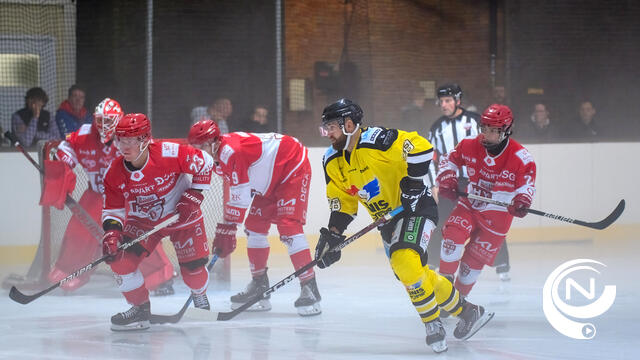 HYC Heylen Vastgoed moet duimen leggen tegen sterke UNIS Flyers : 1-7   - extra foto's