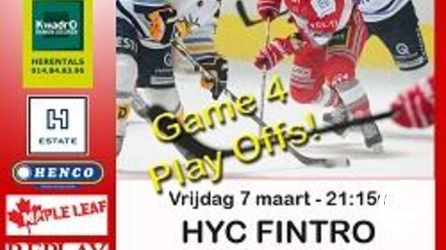 HYC - Tilburg: tussenstand 3-0, vrijdag beslissing in Herentals? 